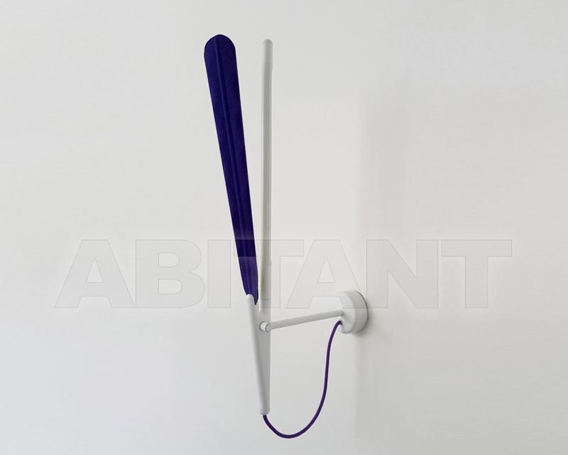 Wall light Blanche - feuille bleu/jaune Apibbj price on request Buy Wall light Blanche - feuille bleu/jaune Designheure 2018 Apibbj