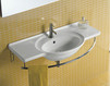 Wall mounted wash basin Hatria Shirley YQ48 Contemporary / Modern
