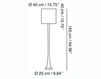 Floor lamp Flock Home switch Home 2012 SM135CR Contemporary / Modern