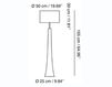 Floor lamp Isolda Home switch Home 2012 SA397 C06 Contemporary / Modern