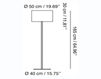 Floor lamp Livana Home switch Home 2012 SA122LI C19 Contemporary / Modern