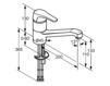 Wash basin mixer Kludi Kludi Tercio 389630575 Contemporary / Modern