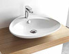 Countertop wash basin Art Ceram Naked System L2150 Contemporary / Modern