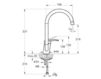 Wash basin mixer Vitra DYNAMIC S A42085 Contemporary / Modern