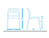 Chair Tecnoarredo srl Sedie E Collettività TOO10C Contemporary / Modern