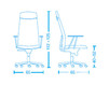 Needlework chair Tecnoarredo srl Poltrone Direzionali TMM15N Contemporary / Modern