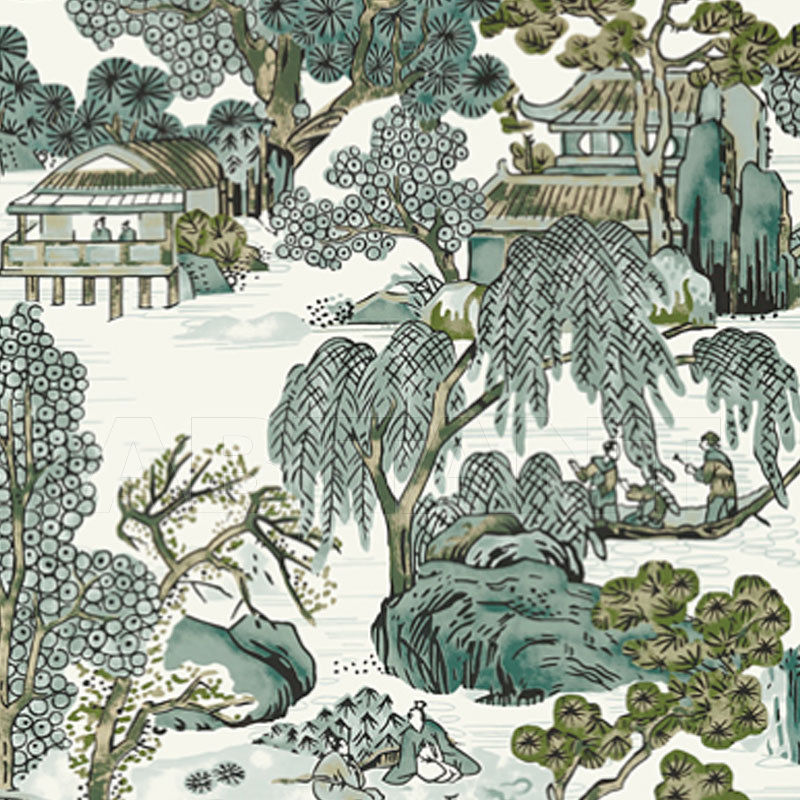 Vinyl wallpaper T75463 price on request Buy Vinyl wallpaper Thibaut Inc. Chestnut Hill T75463