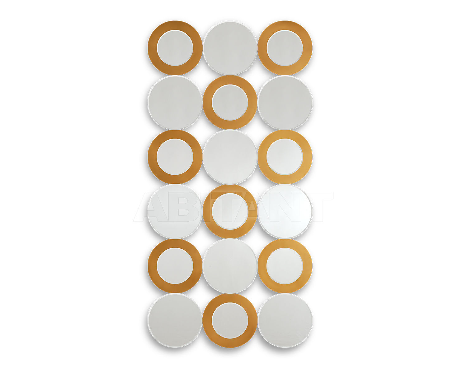 Buy Wall mirror Sixties  Christopher Guy 2014 50-2888-A-BEV 20th C. Gold