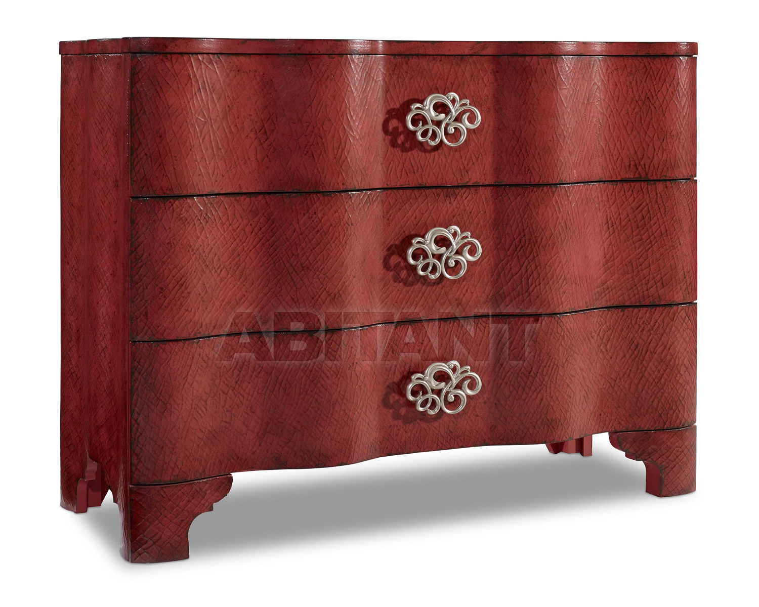 Buy Comode SAFFRON CRACKLE Gramercy Home 2019 638-85255-RED