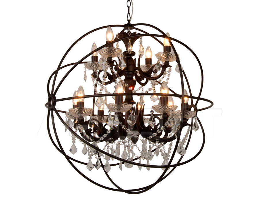 Buy Сhandelier IRON 2 ORB Gramercy Home 2019 CH082-12