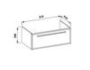 Wash basin cupboard Laufen Case Plus 4.7793.4.070.822.1 Contemporary / Modern