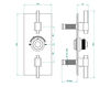 Thermostatic mixer THG Bathroom A60.5400B Marina black Onyx Contemporary / Modern