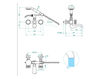 Bath mixer THG Bathroom U4B.13B Diplomate grooved rings Contemporary / Modern