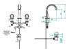 Wash basin mixer THG Bathroom  U1A.151 Mandarine métal Contemporary / Modern