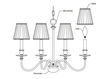 Сhandelier Hudson Valley Lighting Standard 4036-PN Contemporary / Modern