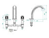 Wash basin mixer THG Bathroom A2G.25SG Ange Contemporary / Modern