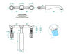 Wash basin mixer THG Bathroom A2N.20SG Mossi clear crystal Contemporary / Modern