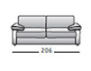 Sofa Rigosalotti SRL Complementi JE011 Contemporary / Modern