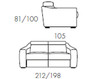 Sofa Rigosalotti SRL Overview TM011E Contemporary / Modern