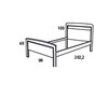 Children's bed Effedue Mobili Infinity 5551 Contemporary / Modern