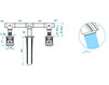 Wash basin mixer THG Bathroom U7E.20G Trocadéro Tiger eye Contemporary / Modern