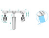 Wash basin mixer THG Bathroom U7A.20G Trocadéro Malachite Contemporary / Modern