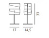 Table lamp Gea Luce srl Gea ilaria L 1 Contemporary / Modern