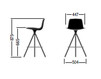 Bar stool Enea 2013 4762 Contemporary / Modern