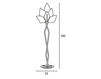 Floor lamp 2552/P6L Silver Floor lamp Bellart snc di Bellesso & C. 2013 2552/P6L Contemporary / Modern