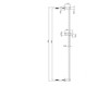 Shower bar Bossini Docce D38000 Contemporary / Modern