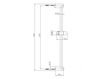 Shower bar Bossini Docce D34000 Contemporary / Modern