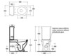 Toilet tank Galassia Ethos 8442 Contemporary / Modern