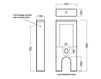Toilet tank Hatria Monolith Y0MK Contemporary / Modern