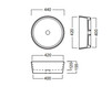 Countertop wash basin YXSK white Countertop wash basin Hatria Happy Hour YXSK Contemporary / Modern