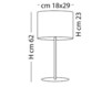 Table lamp Sil.Lux s.r.l. Sil Lux lT 1/506 Contemporary / Modern