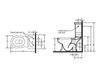 Floor mounted toilet Joerger Delphi 109.66.000 Classical / Historical 