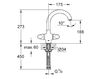 Wash basin mixer KITCHEN FITTINGS 31 043 000 chromium-plated Wash basin mixer KITCHEN FITTINGS Grohe 2012 31 043 000 Contemporary / Modern