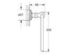 Towel holder SINFONIA Grohe 2012 40 047 000 Contemporary / Modern