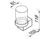 Glass holder 7502-02 chromium-plated Glass holder Geesa Geesa Collections 7502-02 Contemporary / Modern
