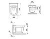 Wall mounted toilet Laufen Mylife 8.2094.6.400.000.1 Contemporary / Modern