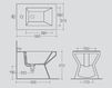 Floor mounted toilet Vitruvit Collection/ice ICEVAPBW Contemporary / Modern