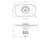 Thermostatic mixer THG Bathroom A1V.5100B Sully Malachite Contemporary / Modern