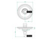 Thermostatic mixer THG Bathroom A35.5100BR Bambou clear crystal Contemporary / Modern