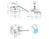 Bath mixer THG Bathroom G79.13B Cubica Contemporary / Modern