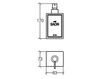 Soap dispenser Linea Beta 23 4041.09 Contemporary / Modern