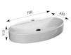 Countertop wash basin Olympia Ceramica Linea Lavabi 31.NI Contemporary / Modern