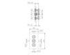 Built-in mixer Palazzani Termostatici 622417 Contemporary / Modern