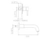 Wash basin mixer Effepi Minax 37034 Contemporary / Modern