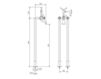 Floor mixer Palazzani Adams 521147 Contemporary / Modern