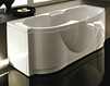 Hydromassage bathtub Gruppo Treesse Rectangular Tubs V7377 Contemporary / Modern
